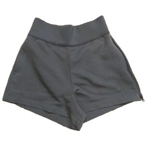 Nike SWIM Athletic Shorts Women's Gray Back/Side  Zipper Move To Zero Large